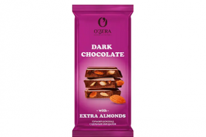 Шок.O Zera горьк.Dark & Extra Almond O"Zera 90г/16