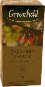 Чай Гринфилд  25пак Барбери Гарден черный (БАРБАРИС) *10