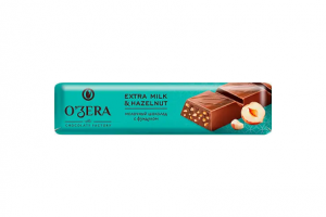 Шоколад молочный OZera Extra milk&Hazelnut 45г