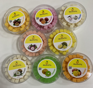 Сладкие кубики АССОРТИ  тарелка 360 г упак*24