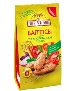 Баггетсы со вкусом Неаполитанская пицца 65г