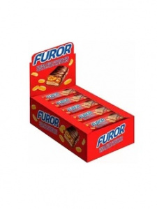 Батончик шоколадный Furor Soft caramel&Peanut 35г