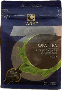 Чай черный Танай ОРА Цейлон 200гр*25 Quadropack
