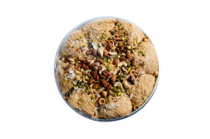 Халва арахисовая 3 кг в ассорт. (метал.поднос) ВБ