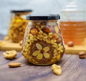 Цветочный мед КАПЛЯ++(лампочка) 300г*24шт