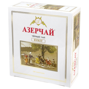 Чай Азерчай 100пак БУКЕТ *6