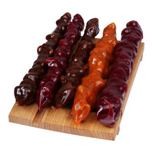 Чурчхела Сникерс №1 (20см 1шт) (в кор 35шт)