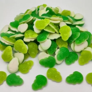 Мармелад жев.Лягушка двухцв. со вкус. ананаса 1000г Ravazzi