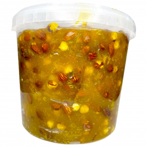 Щербет Лукум Джезерье БАНАН ореховое асорти (ведро) 5 или 6,5кг Сочи