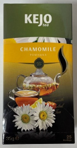 CHAMOMILE (Ромашка) KejoTea 25 пакетов в индивидуальных конвертах по 1,6 гр 40г (10шт)