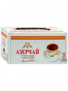 Азерчай 25пак БЕРГАМОТ  (БЕЗ КОНВЕРТА) *12