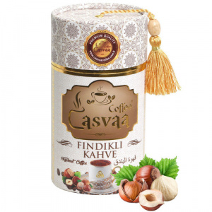 КОФЕ "CASVAA" HAZELNUT FINDIKLI KAHVE 250 GR*12  КОФЕ МОЛОТЫМ ФУНДУКОМ