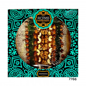Торт-халва орехово-медевая Ясриб зебра (без орехов внутри) 3кг