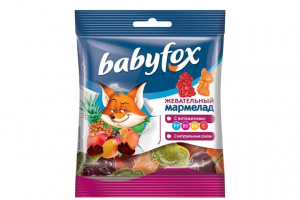 Жев.марм. Babyfox c витаминами ассорти вкусов 30г