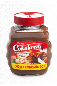 Шоколадная паста с фундуком Ulker "Cokokrem" 1000 гр (банка) 1/4