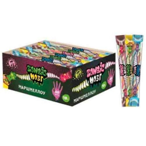 Zombie мозг, Маршмеллоу с ароматом в ассортименте 10 г (40 шт)