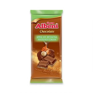 Шоколад Ulker KZ "Albeni" с карамелью и фундуком 85 гр 1/15
