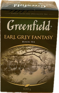 Чай Гринфилд  100гр Эрл Грей Фэнтази (БЕРГАМОТ) *14