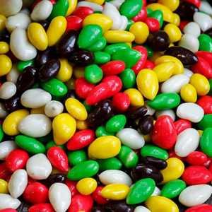 Конфеты камушки Семечки в шоколаде (радуга)1кг