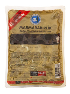 Маслины "Marmarabirlik" 0,5 кг ХL-201-230 мега вакуум 1/24