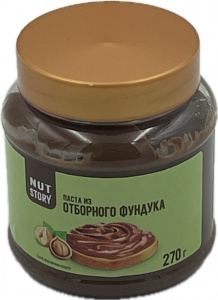 Паста ореховая Nut Story c добавлением какао 270г