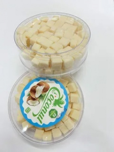 Сладкие кубики КОКОС тарелка 360 г  упак*24