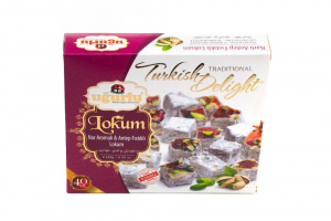 Лукум Ugurlu 180 гр Гранат с фисташкой 1/20