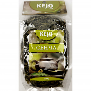 Чай "Зеленый Сенча" 200гр м/у (12шт./кор) КEJOfoods 