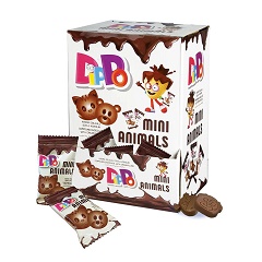 Молочный шоколад DiPPO Мини-животные 7 г (125 шт)
