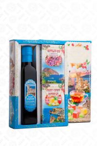 Набор "Крымский бальзам Имбирь-шиповник + Чай со сладостями" 1/20