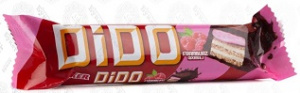 Батончик шоколадный Ulker "DIDO" с малиной 37 гр 1/24