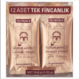 Кофе "Мехмед Эфенди" порционный (12 шт*6 гр) 72 гр пластик 1/12