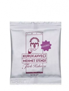 Кофе 50г без Кофеина MEHMET EFENDI KAFEINSIZ FOLYO AMBALAJ *40