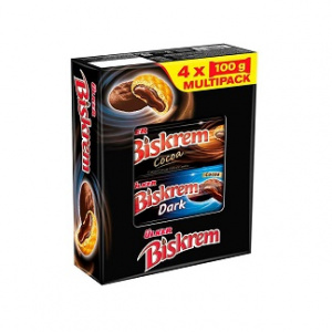 Печенье Ulker KZ "Biskrem" Мультипак (4шт) 400 гр 1/14 51154-00