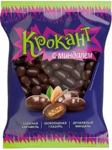 Драже Крокант в темной шоколадной глаз. 50г ОС КК