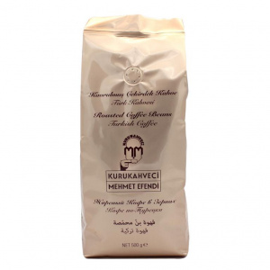 Кофе "Mehmet Efendi" в зернах 500 гр золотая 1/24