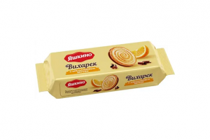 Печ.глазир. Яшкино 155г с апельсин.вкусом Вихарёк