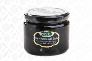 Маслины Sosero фаршированные сыром 290 гр 1/12 (стекло)