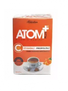 Чай прессованный "Hekimhan" АТОМ+ с витамином С 150 гр 1/24 коробка