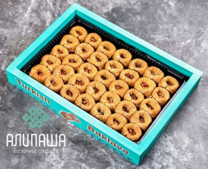 Пахлава "Бюль Бюль" с грецким орехом в начинке и цельным грецким орешком в центре (35 шт; 2000гр)