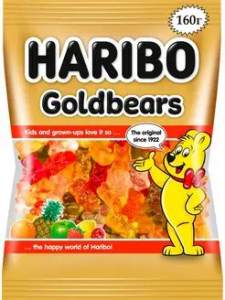 ХАРИБО зол. Медвеженок 160 гр (30 в кор)